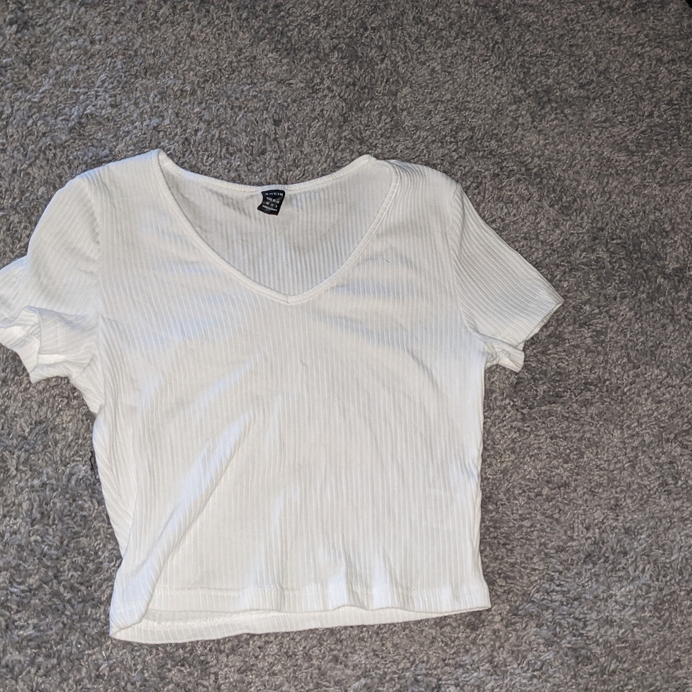 white SHEIN top